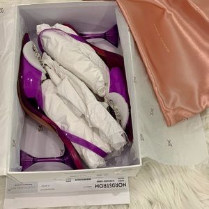 Amina Muaddi Begum PVC Lilian/purple